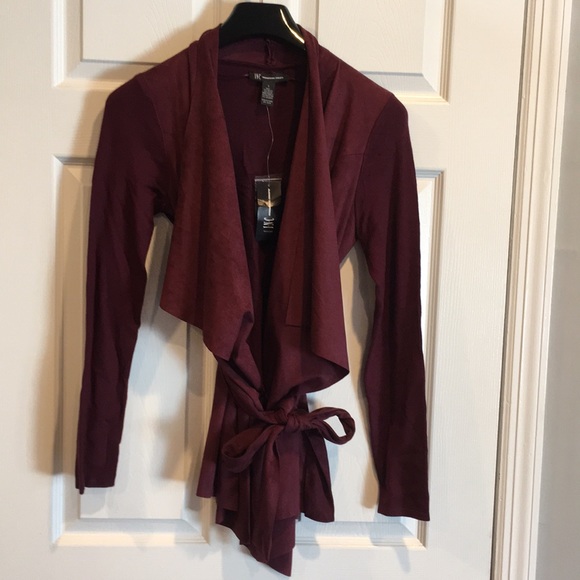 INC International Concepts Sweaters - INC Women’s Cardigan Burgundy